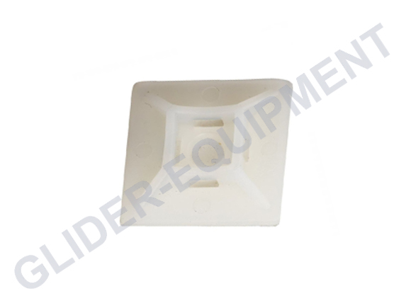 Tirex Tiewrap plakzadel 19 x 19 x 4mm wit [D10052]